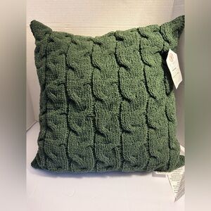 Luxurious Green Velvet Pillow